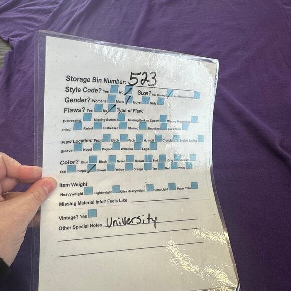 Clemson University T-Shirt Vintage 80s Tigers Russell Athletic Purple Mens XL - Picture 7 of 7